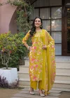 K 1176 By Naisha Cotton Printed Kurti With Bottom Dupatta 